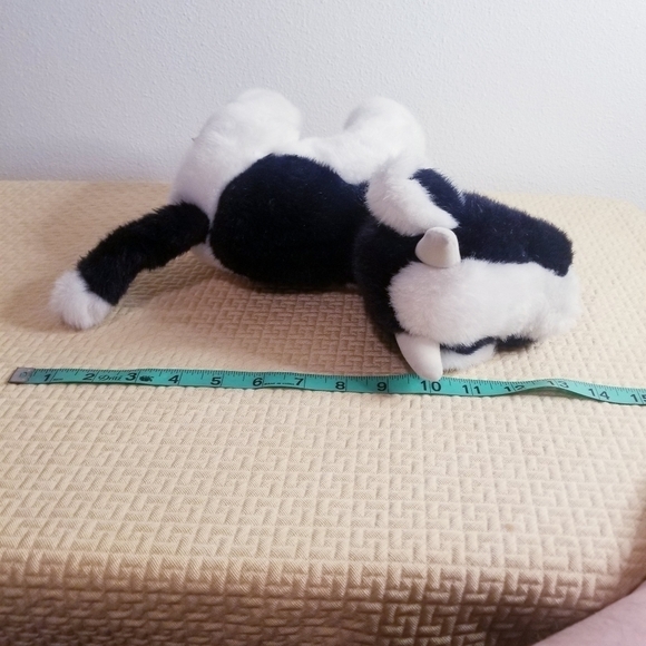 Vintage Dakin black/white cow plush - Picture 5 of 6